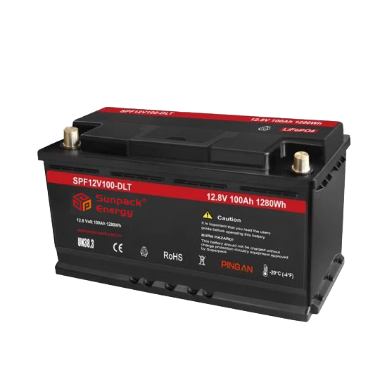 12V 100Ah Low Temperature DIN LiFePO4 Lithium Iron Phosphate Battery