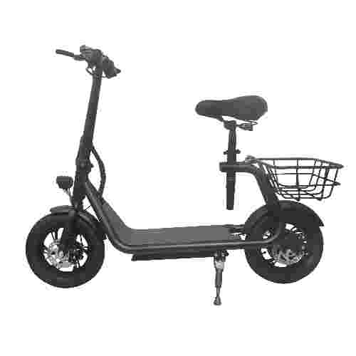 KX-12 Folding 350W Electric Scooter with Basket