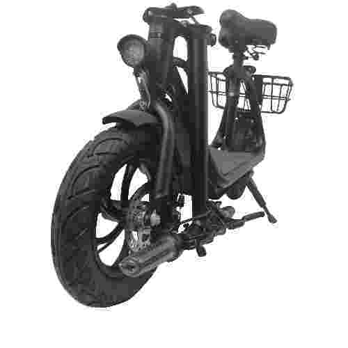 KX-12 Folding 350W Electric Scooter with Basket