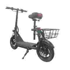 KX-12 Folding 350W Electric Scooter with Basket