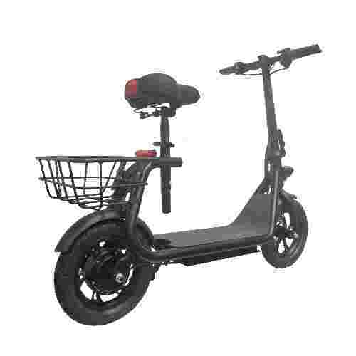 KX-12 Folding 350W Electric Scooter with Basket
