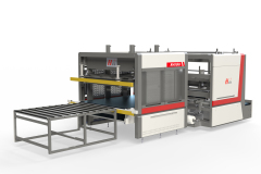 Automatic Mattress compressing and roll packaging machine