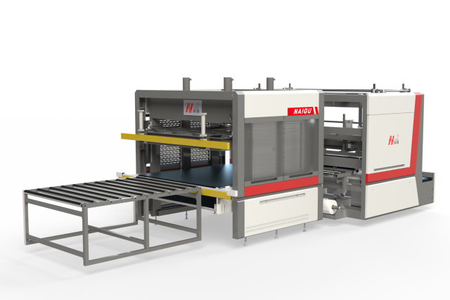 Automatic Mattress compressing and roll packaging machine