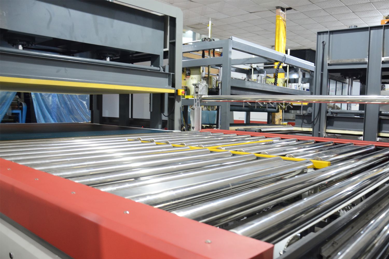 Automatic Mattress compression fold and roll packaging machine