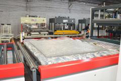 Full Automatic Mattress compression and roll pack machine