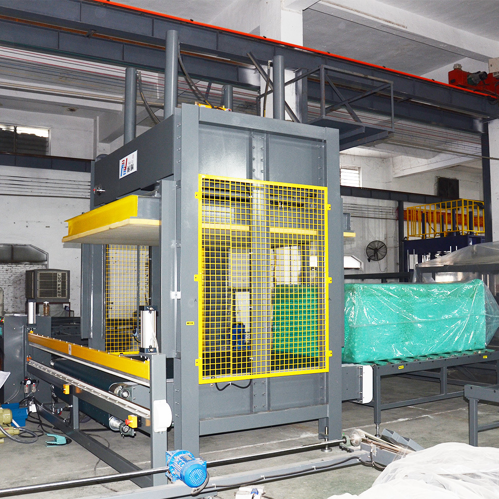 Foam compress machine