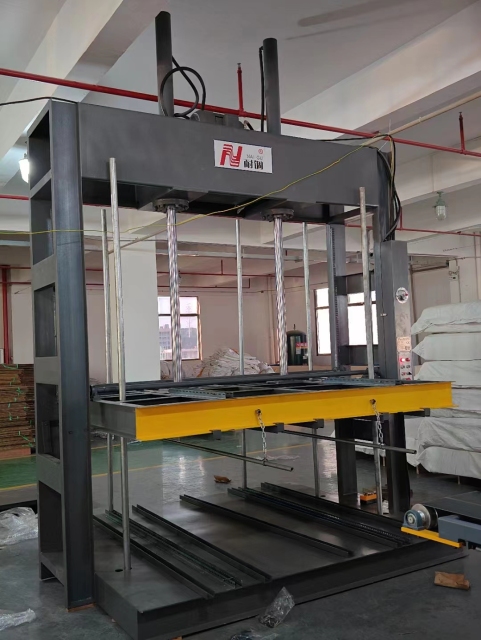 Mattress compression machine