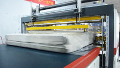 Automatic mattress compress packing machine