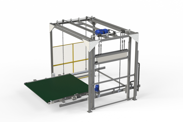 Mattress stacking machine(straight out type)