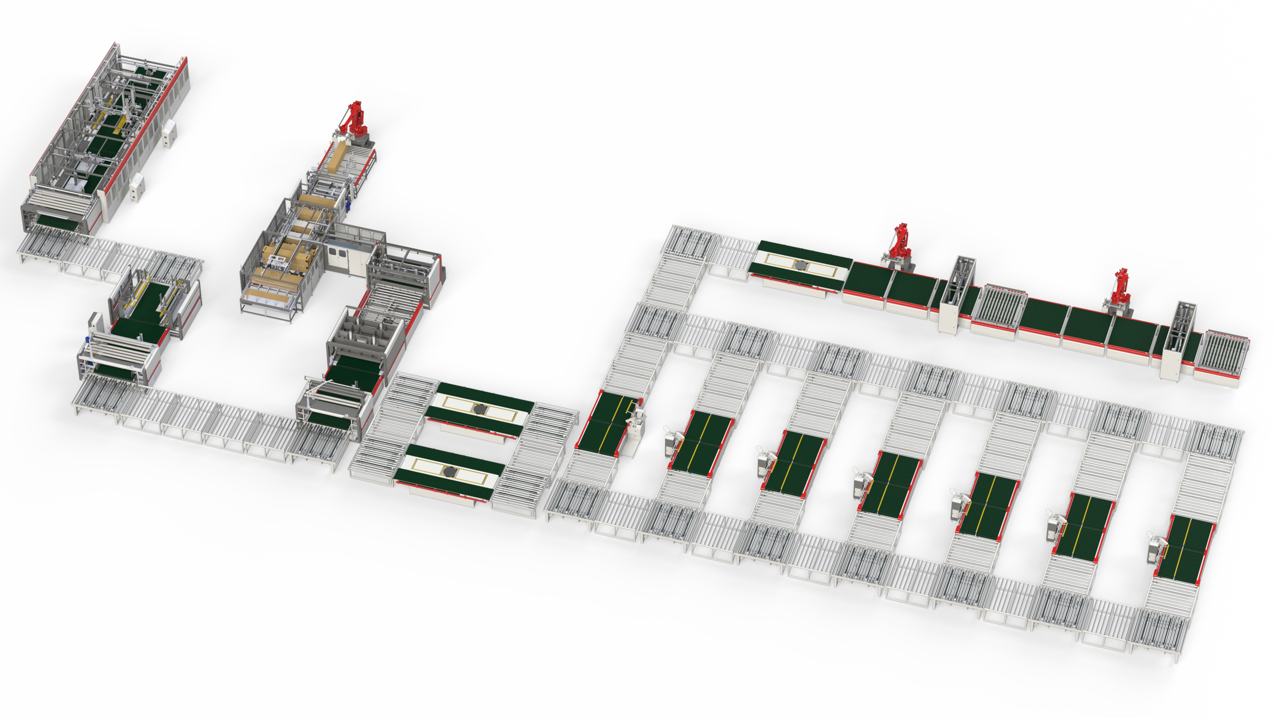 Robot Mattress production line