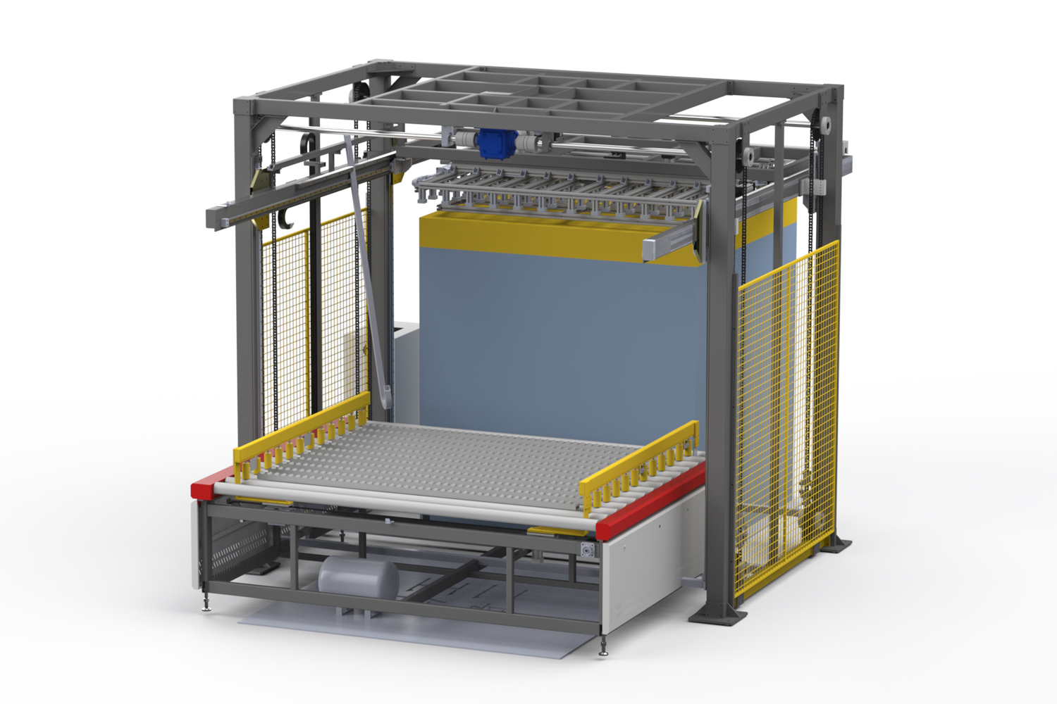 bed net and palm mat destacking machine