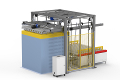 bed net and palm mat destacking machine