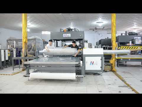 Semi-automatic mattress compression and rolling machine