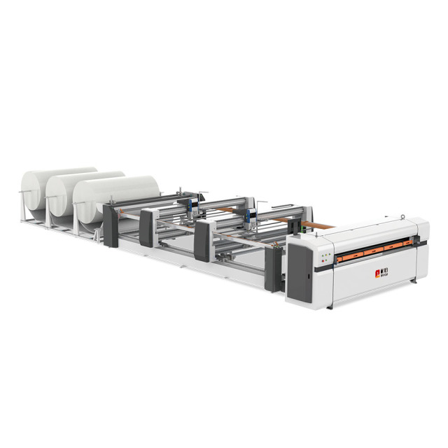 Double Head Single Needle Continuous Quilting Machine