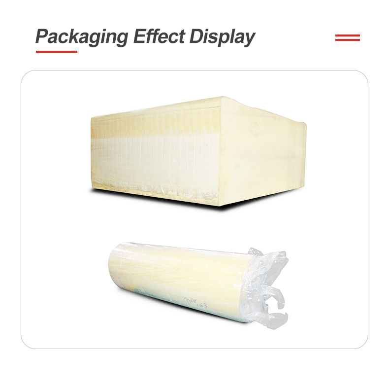 Foam packing machines in action