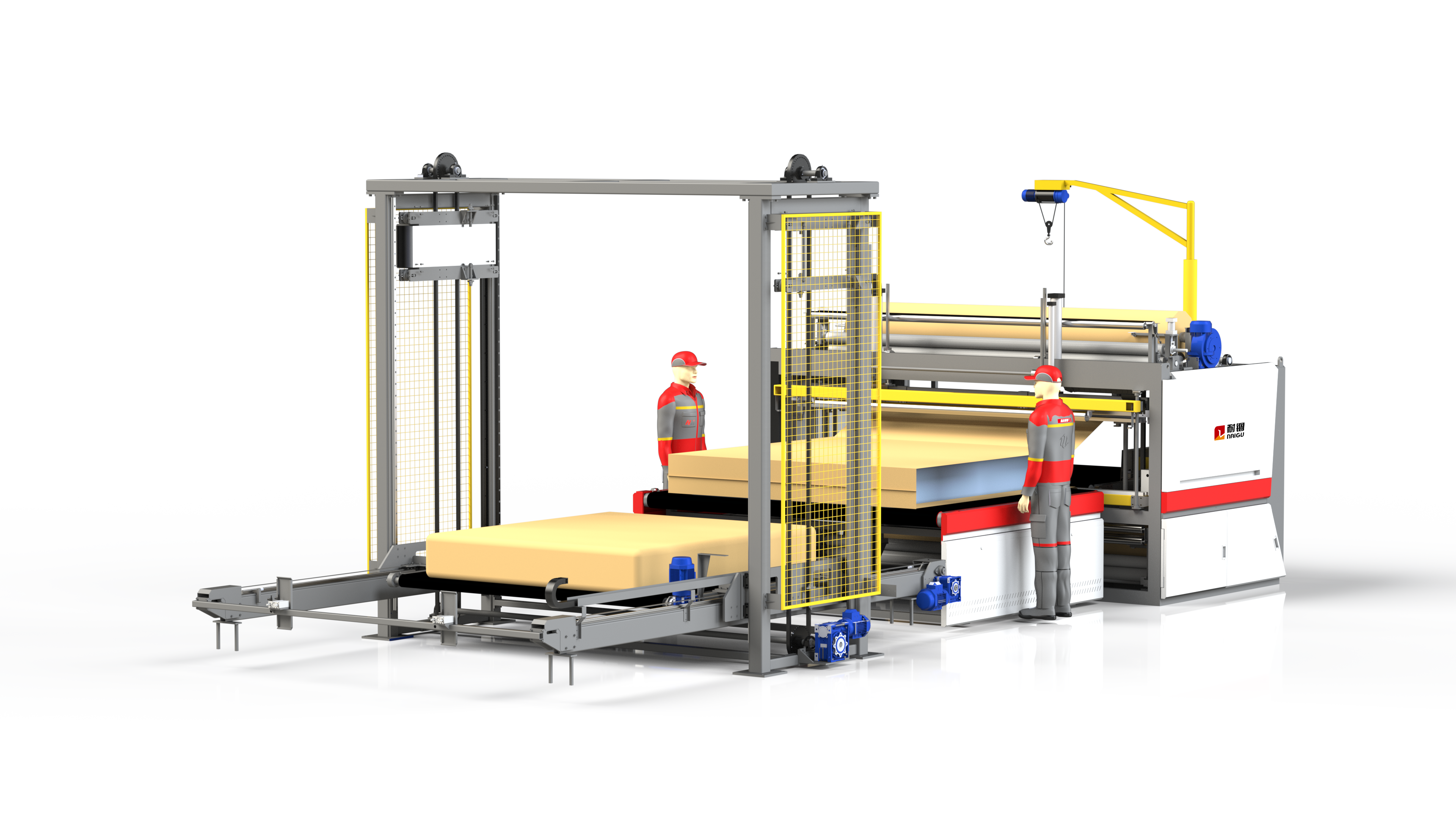 NG-54M Automatic Mattress Kraft Paper Packing Machine