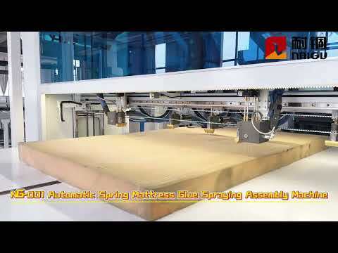 NG-001 Automatic Spring Mattress Glue Spraying Assembly Machine (Single Line)
