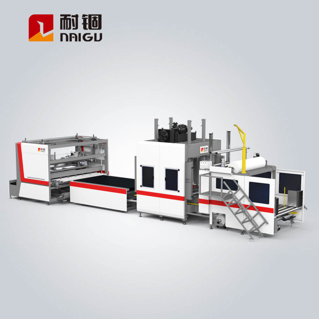 NG-42RL & ROBOT Fully Automatic Sofa Compression Roll Packing Line