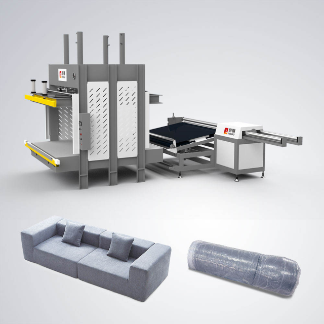 NG-40RL Semi Automatic Sofa Compression Rolling Packing Machine