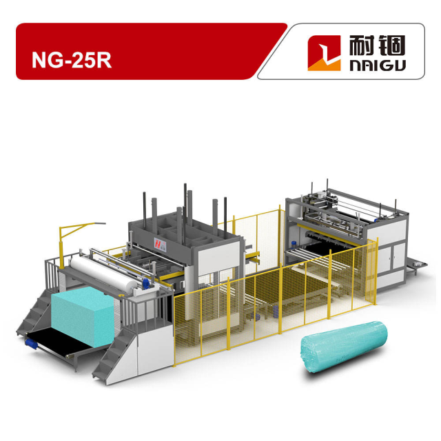 NG-25R Full Automatic Foam Block Compression And Roll Packing Machine
