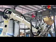 NG-42RL & ROBOT Fully Automatic Sofa Compression Roll Packing Line