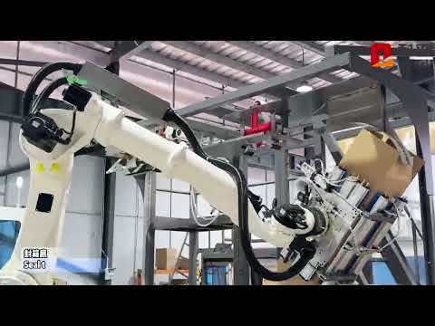 NG-42RL & ROBOT Fully Automatic Sofa Compression Roll Packing Line