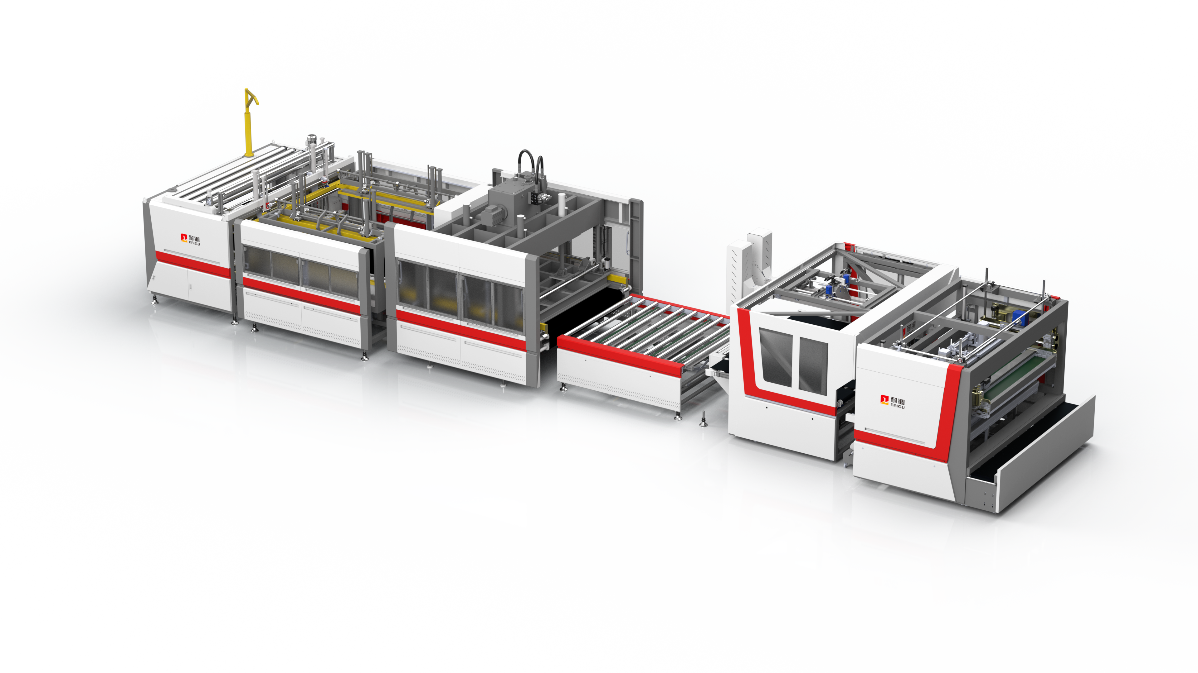 NG-29RL All Automatic Mattress Multi Fold Compression & Roll-packing Machine Line