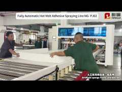 Automatic Hot Melt Glue Spraying Machine Line