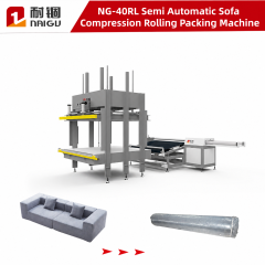 NG-40RL Semi Automatic Sofa Compression Rolling Packing Machine