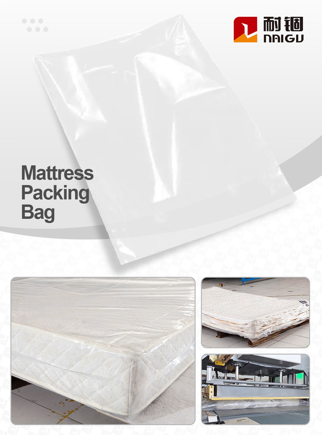 PE Bags for Mattress Machine Usage