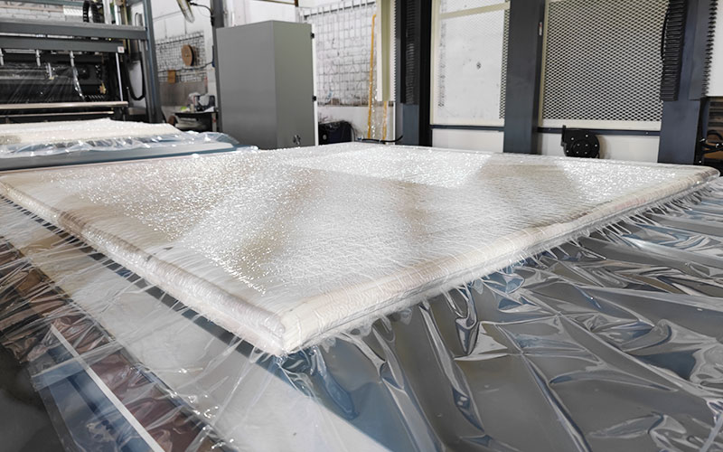 Foam Block Compression Film Example