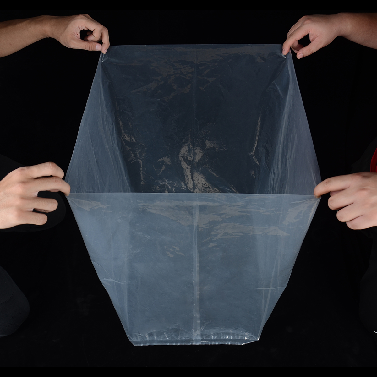 Transparent PE Square Bag