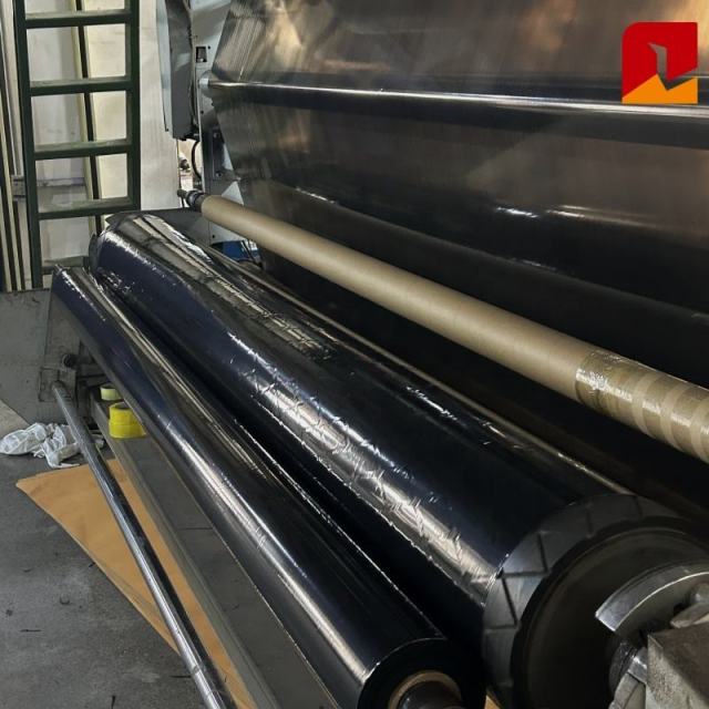 Black Agricultural PE Plastic Mulch Film Roll