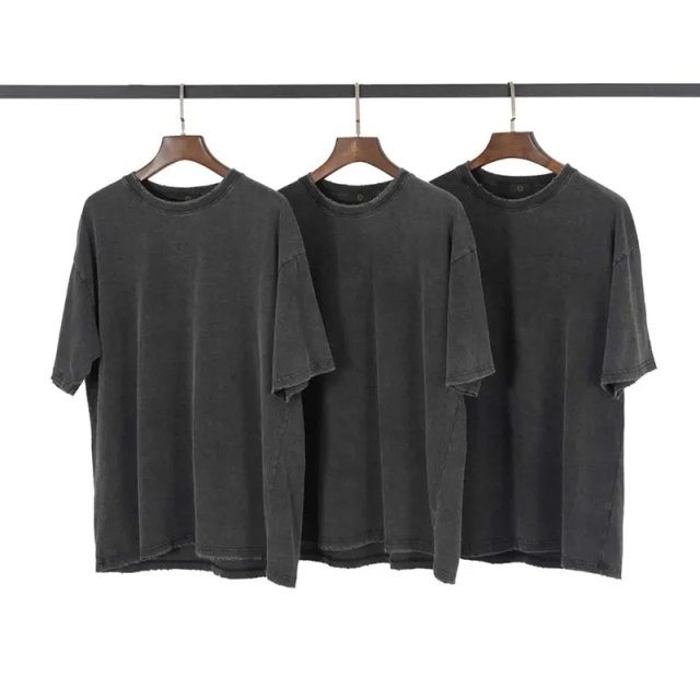 Wholesale west coast style tshirt streetwear hip hop washed t-shirts custom oversized vintage t shirts,Shuliqi Apparel - Men's Clothing Wholesale Manufacturer,Wholesale west coast style tshirt streetwear hip hop washed t-shirts custom oversized vintage t shirts