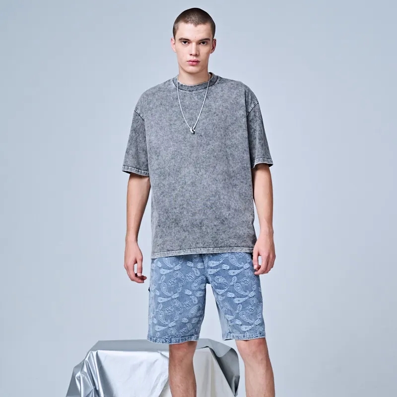 High quality OEM acid washed vintage tshirt custom 100% cotton loose blank oversized vintage t shirt,Shuliqi Apparel - Men's Clothing Wholesale Manufacturer,High quality OEM acid washed vintage tshirt custom 100% cotton loose blank oversized vintage t shirt