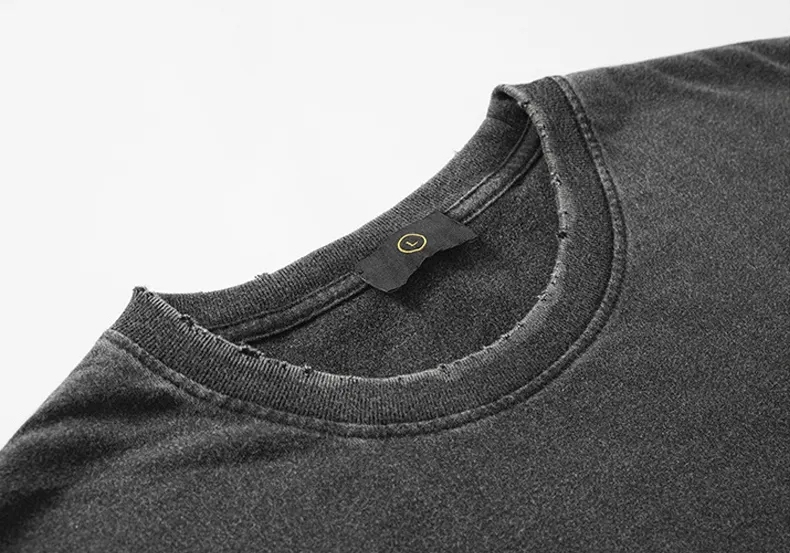 Wholesale west coast style tshirt streetwear hip hop washed t-shirts custom oversized vintage t shirts,Shuliqi Apparel - Men's Clothing Wholesale Manufacturer,Wholesale west coast style tshirt streetwear hip hop washed t-shirts custom oversized vintage t shirts