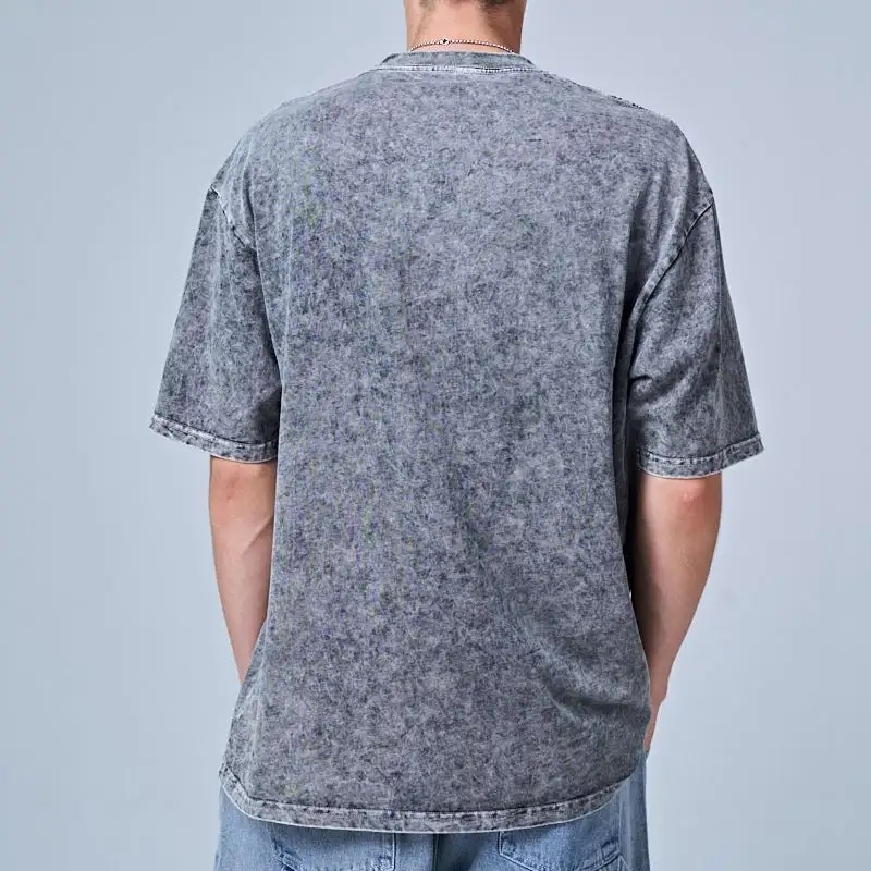 High quality OEM acid washed vintage tshirt custom 100% cotton loose blank oversized vintage t shirt,Shuliqi Apparel - Men's Clothing Wholesale Manufacturer,High quality OEM acid washed vintage tshirt custom 100% cotton loose blank oversized vintage t shirt