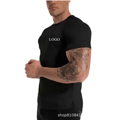 SHULIQI OEM Wholesale 95% Cotton 5% Elastane Men's Slim Fit Tee shirt Muscle Fitness Mens Gym T-shirts,Shuliqi Apparel - Men's Clothing Wholesale Manufacturer,SHULIQI OEM Wholesale 95% Cotton 5% Elastane Men's Slim Fit Tee shirt Muscle Fitness Mens Gym T-shirts