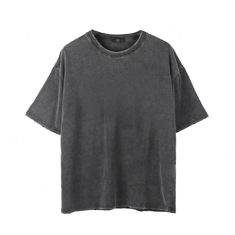 Wholesale west coast style tshirt streetwear hip hop washed t-shirts custom oversized vintage t shirts,Shuliqi Apparel - Men's Clothing Wholesale Manufacturer,Wholesale west coast style tshirt streetwear hip hop washed t-shirts custom oversized vintage t shirts
