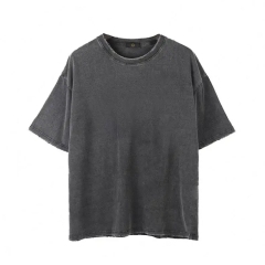Wholesale west coast style tshirt streetwear hip hop washed t-shirts custom oversized vintage t shirts,Shuliqi Apparel - Men's Clothing Wholesale Manufacturer,Wholesale west coast style tshirt streetwear hip hop washed t-shirts custom oversized vintage t shirts