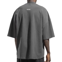O-neck T Shirt 100% Cotton men 100% Cotton OEM Silk Printing Gray O-Neck Long t shirt,Shuliqi Apparel - Men's Clothing Wholesale Manufacturer,O-neck T Shirt 100% Cotton men 100% Cotton OEM Silk Printing Gray O-Neck Long t shirt