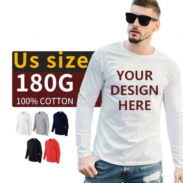 SHULIQI Custom Casual plain tshirt Round Neck Printed Black 100% Cotton Blank Men Long Sleeve T Shirts,Shuliqi Apparel - Men's Clothing Wholesale Manufacturer,SHULIQI Custom Casual plain tshirt Round Neck Printed Black 100% Cotton Blank Men Long Sleeve T Shirts
