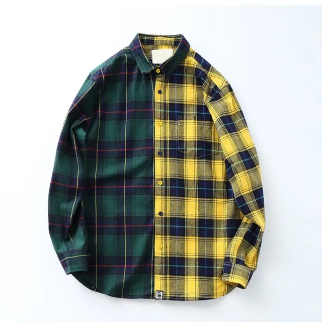 Wholesale High Quality 50% Cotton Young Boys Rounded Hem Blouse Japanese Style Mens Casual Plaid Flannel Shirts Long Sleeve,Shuliqi Apparel - Men's Clothing Wholesale Manufacturer,Wholesale High Quality 50% Cotton Young Boys Rounded Hem Blouse Japanese Style Mens Casual Plaid Flannel Shirts Long Sleeve