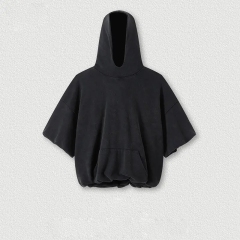 spring and summer 380g heavy T-shirt vest curled edge washed terry sleeveless hooded retro loose trendy brand,Shuliqi Apparel - Men's Clothing Wholesale Manufacturer,spring and summer 380g heavy T-shirt vest curled edge washed terry sleeveless hooded retro loose trendy brand