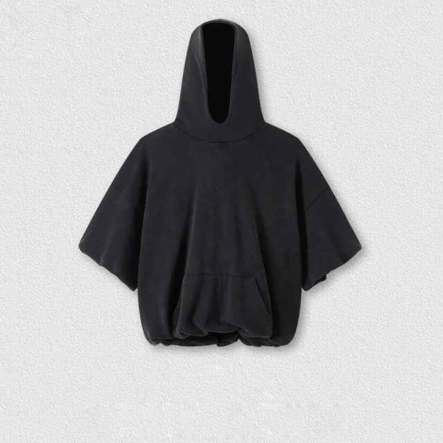 spring and summer 380g heavy T-shirt vest curled edge washed terry sleeveless hooded retro loose trendy brand,Shuliqi Apparel - Men's Clothing Wholesale Manufacturer,spring and summer 380g heavy T-shirt vest curled edge washed terry sleeveless hooded retro loose trendy brand