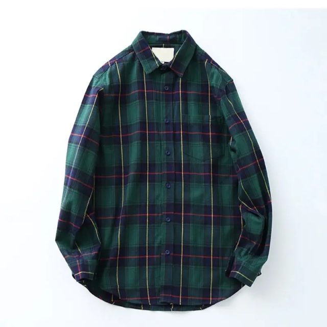 Wholesale High Quality 50% Cotton Young Boys Rounded Hem Blouse Japanese Style Mens Casual Plaid Flannel Shirts Long Sleeve,Shuliqi Apparel - Men's Clothing Wholesale Manufacturer,Wholesale High Quality 50% Cotton Young Boys Rounded Hem Blouse Japanese Style Mens Casual Plaid Flannel Shirts Long Sleeve