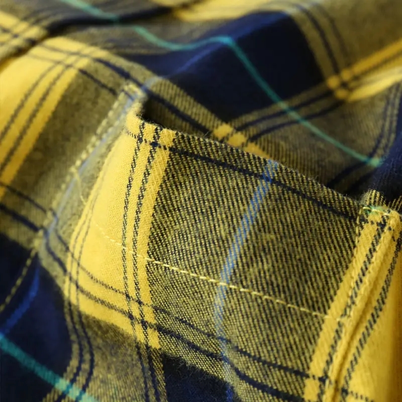 Wholesale High Quality 50% Cotton Young Boys Rounded Hem Blouse Japanese Style Mens Casual Plaid Flannel Shirts Long Sleeve,Shuliqi Apparel - Men's Clothing Wholesale Manufacturer,Wholesale High Quality 50% Cotton Young Boys Rounded Hem Blouse Japanese Style Mens Casual Plaid Flannel Shirts Long Sleeve