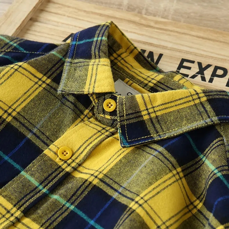Wholesale High Quality 50% Cotton Young Boys Rounded Hem Blouse Japanese Style Mens Casual Plaid Flannel Shirts Long Sleeve,Shuliqi Apparel - Men's Clothing Wholesale Manufacturer,Wholesale High Quality 50% Cotton Young Boys Rounded Hem Blouse Japanese Style Mens Casual Plaid Flannel Shirts Long Sleeve