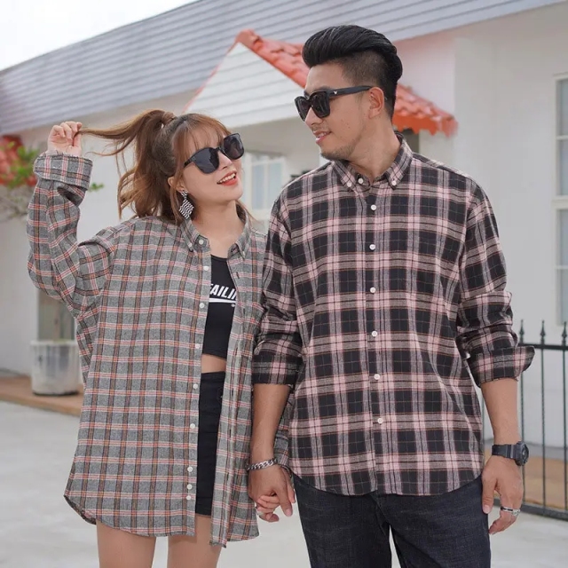 Winter Warm Unisex Cotton Blend Couple Cloth Blouse Modern Fit Plus Size Long Sleeve Plaid Button Up Casual Shirt For Men,Shuliqi Apparel - Men's Clothing Wholesale Manufacturer,Winter Warm Unisex Cotton Blend Couple Cloth Blouse Modern Fit Plus Size Long Sleeve Plaid Button Up Casual Shirt For Men