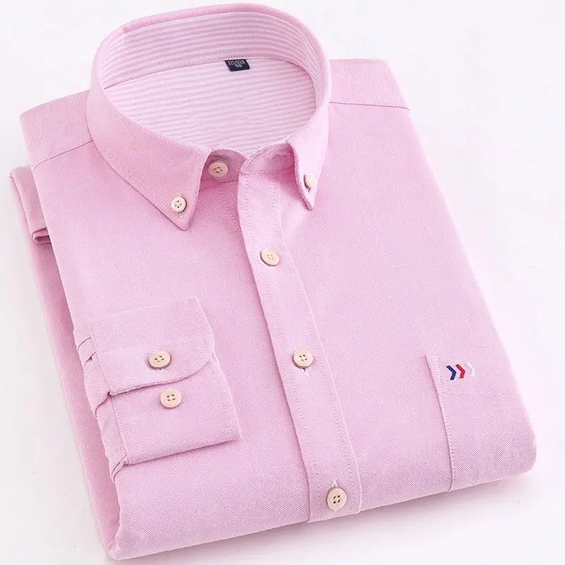 Custom turn down collar chic blouse High Quality mens long sleeve solid color plus size business shirt with pockets,Shuliqi Apparel - Men's Clothing Wholesale Manufacturer,Custom turn down collar chic blouse High Quality mens long sleeve solid color plus size business shirt with pockets